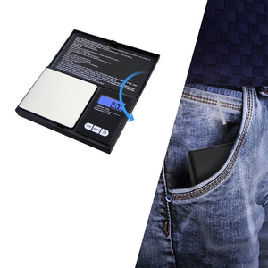 ACCT Portable Digital Electronic 500g/0,1g Taschen waage zur Schmuck gewichts messung Batterie betrieben Maximal 1kg - Product Image 3