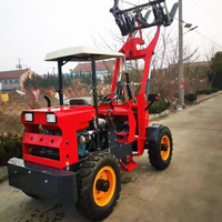 Mini cargadoras de ruedas de bajo precio de fábrica de China con accesorio Tractor de cargador frontal de 5000 Kg