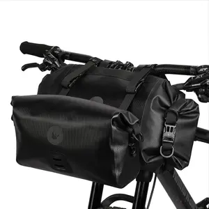 Rhinowalk Waterproof Handlebar Bags Set 12L Bikepacking Bags Front 2 Dry PacksためMTB Road Bicycles BikeパッキングAccessories