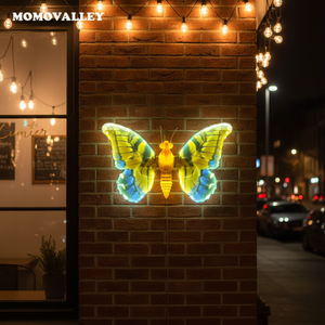 Décorations de Noël Momovalley : Papillons Bioniques Lumineux pour Jardin, Mariages et Espaces Extérieurs Étanche - Product Image 1
