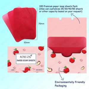 Feuilles <span class=keywords><strong>de</strong></span> <span class=keywords><strong>savon</strong></span> pour les mains <span class=keywords><strong>Feuille</strong></span> <span class=keywords><strong>de</strong></span> tranche <span class=keywords><strong>de</strong></span> bain parfumée <span class=keywords><strong>de</strong></span> voyage jetable portable avec votre propre logo - Product Image 2