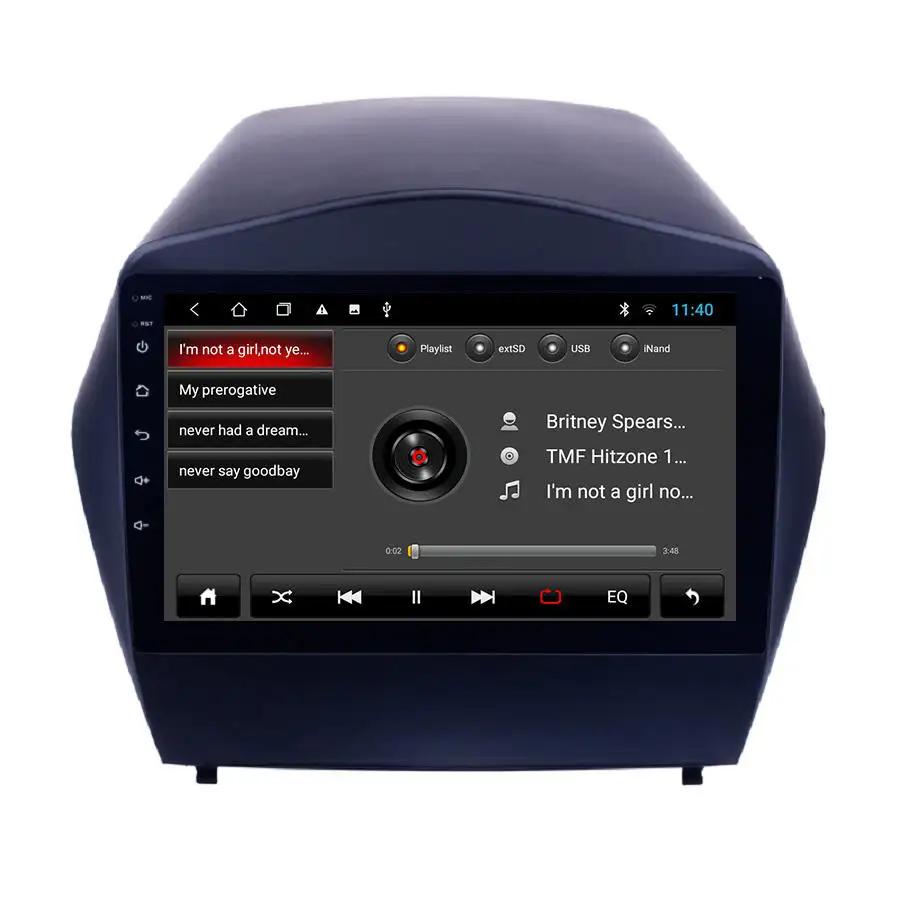Double 2 din Auto Multimedia Player Radio für Hyundai TUCSON IX35 GPS Navi