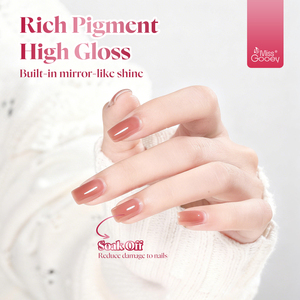 Set de Esmaltes de Uñas en Gel Miss Gooey, 30 Colores, Sin HEMA, Ecológico, <span class=keywords><strong>Kit</strong></span> de Esmalte de Gel Translúcido Nude, Gel UV Orgánico con Certificación CE/CPNP de Fábrica - Product Image 4