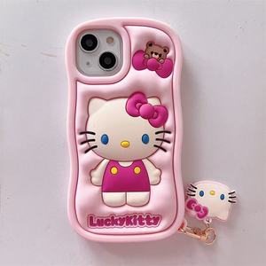 Custodia Morbida <span class=keywords><strong>in</strong></span> <span class=keywords><strong>Silicone</strong></span> a Forma di Gattino per <span class=keywords><strong>iPhone</strong></span>, Antiurto, con Supporto per Telefono, Confezione <span class=keywords><strong>in</strong></span> Sacchetto OPP - Product Image 2