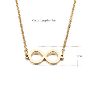 In Acciaio Inox Simboli Infinite Collana Bella Chic Infinity Collane Del Pendente Per I Monili Delle Donne - Product Image 5