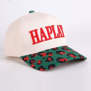 Logo de broderie 3d personnalisé d'usine Casquette de baseball design 5 panneaux imprimés à bord incurvé Fournisseur de casquette de baseball de sport Gorras - Product Image 3