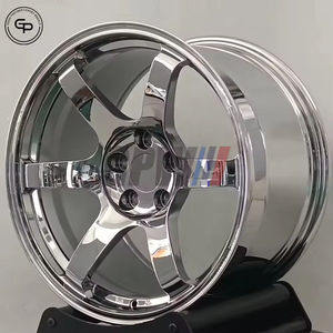 Gpw ล้อโครเมียมปลอมแปลงแบบ <span class=keywords><strong>TE37</strong></span> 19 20นิ้วขอบลึก5X114.3 5X120สำหรับ370Z 350Z Supra <span class=keywords><strong>Civic</strong></span> เป็น BMW F30 G20 F32 G22 M4 M3 - Product Image 3