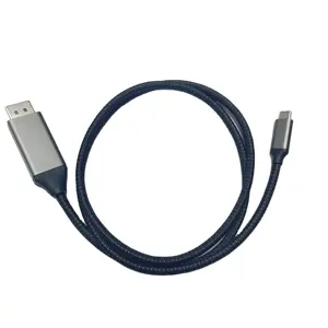 Customized 4K DP to Type-C Connecting Cable for audio and video connecting customized length and ports different connector
