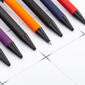 Sports Logo Promotional Ballpoint <b>Pen</b> 2 in 1 1.0mm Writing Width Animal-Shaped Body Rubber Coating Metal - Product Image 4
