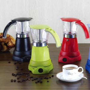 Moka Pot eléctrico 6 tazas 300ml estufa Espresso <span class=keywords><strong>Maker</strong></span> portátil de acero inoxidable <span class=keywords><strong>Mocha</strong></span> Pot Percolador cafeteras italianas - Product Image 3