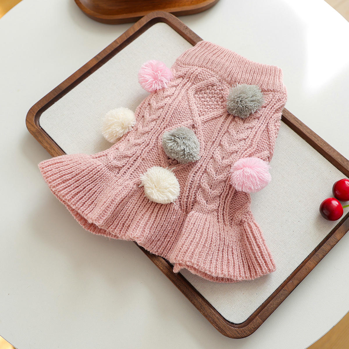 Maruko Knitted Skirt - Pink