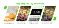 Fabriek Leveren 96 Trays Grote Capaciteit Ss Gedehydrateerde Machine Jerky Dehydrator Leverancier Voedsel Dehydrator Groenten En Fruit