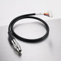 Konektor Aviasi Logam Bundar Kustom Sistem Dorong-Tarik ke Kabel Harness Terminal JST, Tembaga Murni untuk Sensor Medis