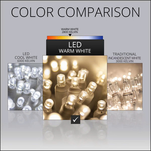 ไฟ LED อะคริลิคแบบเส้น IP44 สีวอร์มไวท์ ประดับตกแต่งภายนอกอาคารสำหรับเทศกาลคริสต์มาส - Product Image 5