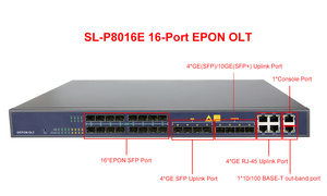 Venta Directa de Fábrica ZIKUN 16 Puertos EPON OLT ZC-P1016E |   Equipo de Fibra Óptica FTTH con 4GE+4SFP+4*10GE(SFP+) Uplink - Product Image 2