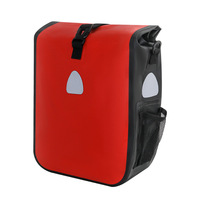 Bolsa Trasera Espaciosa para Bicicleta de Turismo con Característica Impermeable, Bolsa de Almacenamiento Trasera para Viajes de Larga Distancia, Material PU, Correa Ajustable