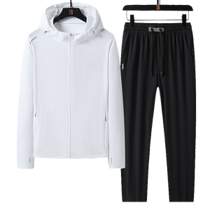 Vêtements de sport pour hommes printemps course à pied entraînement vêtements de fitness loisirs vêtements à séchage rapide professionnel matin course sports - Product Image 1