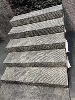 Le granit naturel de conception industrielle fendu escalier poli de tuile étapes pour la décoration de jardin