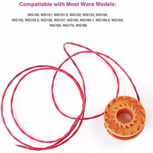Worx WA0010 Hilo de repuesto personalizable OEM para desbrozadora de 4 tiempos y cortacésped - Product Image 2