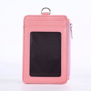 Porte-cartes promotionnel en cuir PU avec logo personnalisé en relief, design simple et créatif, pochette zippée, porte-nom, porte-cartes multiples et porte-clés - Product Image 1