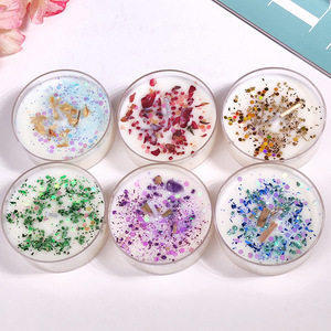 Molly Glory décor à la maison coloré longue durée luxe fleurs séchées coquillages pierres de cristal bougie parfumée cadeau - Product Image 3