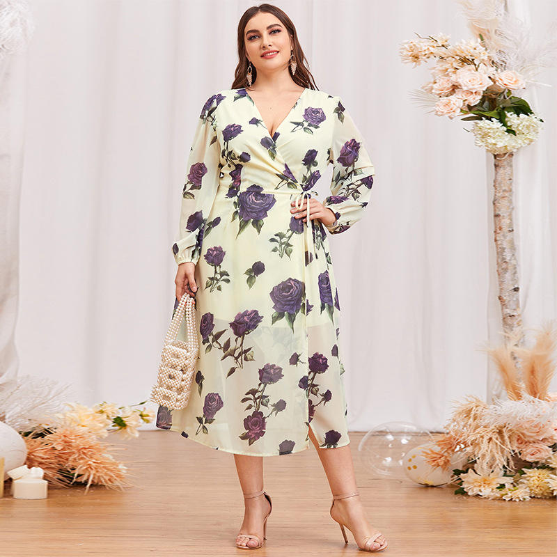 dress for big size lady