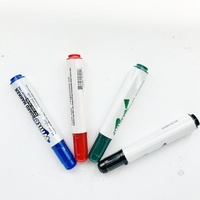 Marqueur effaçable à sec pour tableau blanc, pointe fine, 3,1 g, couleurs noir, rouge, vert, bleu, avec option de logo personnalisé, vente en gros