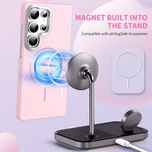 Custodia Protettiva Sottile in PC con Ricarica Wireless per <span class=keywords><strong>Samsung</strong></span> <span class=keywords><strong>Galaxy</strong></span> S26 5G, Antiurto, Colore Oro - Product Image 3