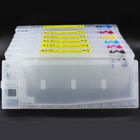 Cartouche d'encre rechargeable compatible 300ML 8 couleurs pour Epson Pro4880 4800 4000 7600 9600 4400 4550 avec puce