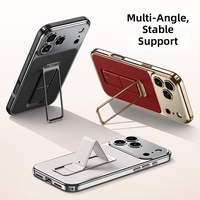 Coque de téléphone en cuir de haute qualité avec support en alliage et bracelet, modèle professionnel, pour iPhone 17 Pro Max 16 14 15 – Nouveauté très demandée