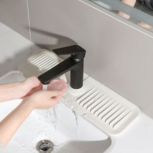 Silicone Draining Mat Faucet Splash Guard Bathroom Drainage Mat Sink Faucet Mat - Product Image 5