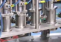 Machine de capsulage de remplissage de poche de bec de machine de Doypack de table rotatoire pour la machine de remplissage standard pasteurisée de nourriture de gelée de jus de lait