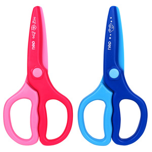 Deli Children's Scissors 6067 Plastic Safe For Origami And School Use - Product Image 5