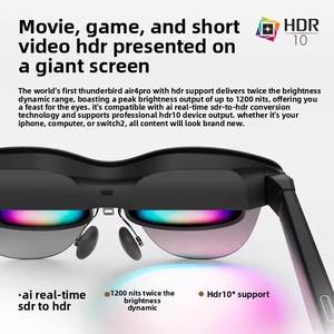 Occhiali AR Intelligenti RayNeo Air <span class=keywords><strong>4</strong></span> Pro, Versione HD 1200nits 4000, TV 3D Indossabile, Primi Occhiali HDR10 - Product Image 4