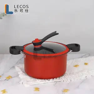 新製品マイクロ圧力鍋スープ鍋ステンレス鋼低圧鍋家庭用シチュー鍋