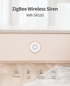 Alarma con Sirena y Luz Intermitente Zigbee WiFi para Interiores, con Volumen Ajustable, Cargador USB, Control por Aplicación Tuya Smart - Product Image 3