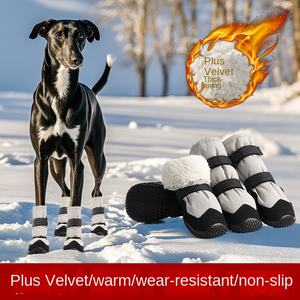 חם מוכר חדש, עמיד בפני שריטות עם מגפי חורפי כלב גדול חורפי עבור שלג הליכה חיצונית - Product Image 6