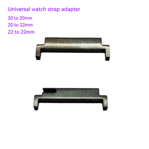 2 uds conector de banda de reloj de acero inoxidable para reloj Samsung 3/4/5/6 adaptador de pines de liberación rápida de Metal para <span class=keywords><strong>Huawei</strong></span> <span class=keywords><strong>GT3</strong></span>/4 20mm 22mm - Product Image 1