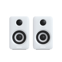 Midiplus MI3 V2 Paire Professionnelle d'Enceintes de Monitoring Actives pour Studio d'Enregistrement, Enceinte Hifi Bibliothèque Complète pour Studio Audio
