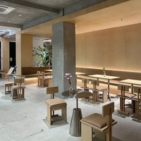 Nouvelle conception de mobilier de restaurant commercial sur mesure, table à manger en contreplaqué marin, chaise, banquette, canapé