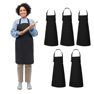 Tablier de Chef Personnalisé avec Logo, Haute Qualité, Réutilisable, Résistant aux Taches, 100% Coton, Sans Manches, Poches Ajustables - Product Image 1