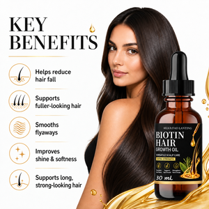 Elixires Herbales Nutritivos para el Cuero Cabelludo, Tratamiento Capilar, Aceite de Biotina para el Crecimiento del Cabello, Suero Anticaída - Product Image 4