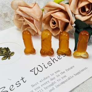 Großhandel Kristall-Schnitzereien Spirituelle Heilprodukte Achat <span class=keywords><strong>Penis</strong></span> für Dekoration - Product Image 4