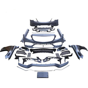 Kit de petite carrosserie de haute qualité pour 2015-2021 <span class=keywords><strong>classe</strong></span> C W205 mise à niveau C63 63S style <span class=keywords><strong>AMG</strong></span> avec calandre de pare-chocs avant - Product Image 1