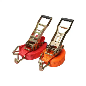 Vente en gros GS 2 pouces 5 tonnes Sangles de ceinture d'arrimage <span class=keywords><strong>à</strong></span> <span class=keywords><strong>cliquet</strong></span> avec poignée ergonomique - Product Image 3