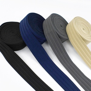 Meetee Rd874 40Mm Phụ Kiện May Mặc Màu Rắn Chất Liệu May Đàn Hồi Sang Trọng Băng Cao Su Có Thể Thay Thế Ban Nhạc Cho Hành Lý Vải - Product Image 1