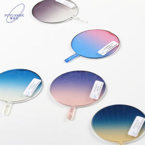 Cr39 üçlü renkler degrade renkli kaplama Lens PC polikarbonat güneş gözlüğü lensler - Product Image 4