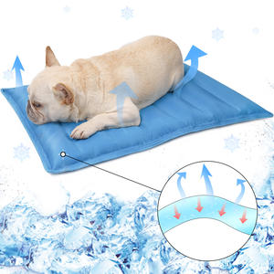 Lujosa y moderna cama de Gel refrescante de verano para mascotas, alfombrilla refrescante de nailon transpirable para mascotas, Animal para verano, relleno de agua, almohadilla fresca de hielo para - Product Image 1