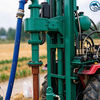 Foreuse de puits d'eau montée sur tracteur Dolphin, entraînée par prise de force avec changeur de tiges automatique pour l'irrigation agricole