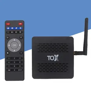 בסיטונאות tox1 טלוויזיה תיבה-טלוויזיה תיבת TOX1 ממיר S905X3 אנדרואיד 9.0 DDR3 4G + 32G רשת נגן tvbox